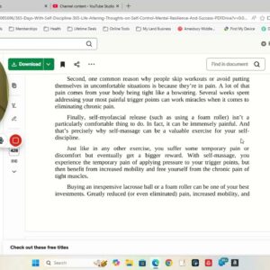 Day 360: Exploring the Benefits of Self Myofascial Release