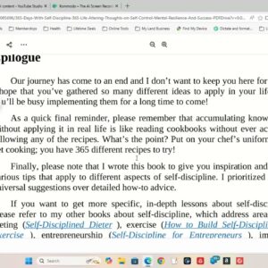 Day 365: On Sweeping The Floor