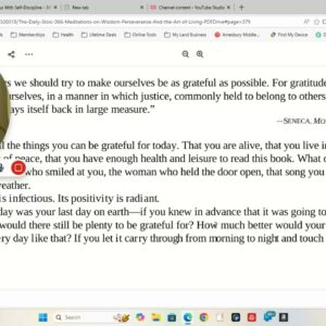 Stoic Meditation for Dec 29th: Give Thanks